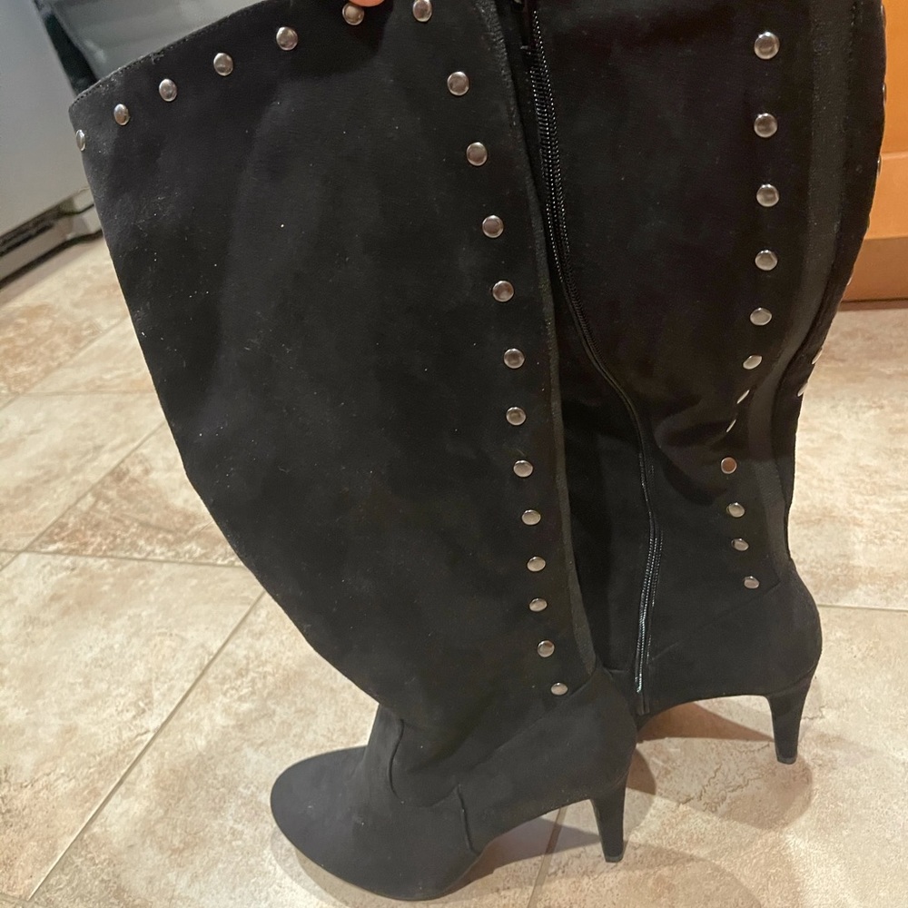 Black Suede Boots
